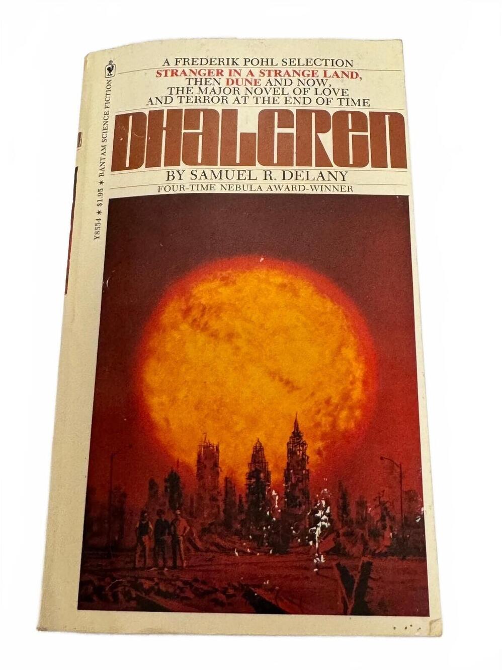 Samuel R. Delany Dhalgren 1975 Bantam 6th Printing Paperback